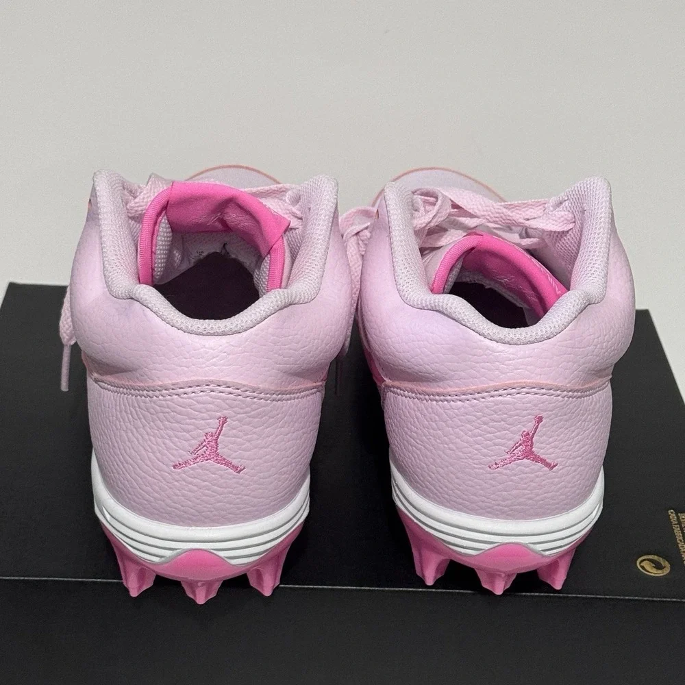Nike Air Jordan Stadium 90 Cleat Pink Foam Football Men's 11.5 $135